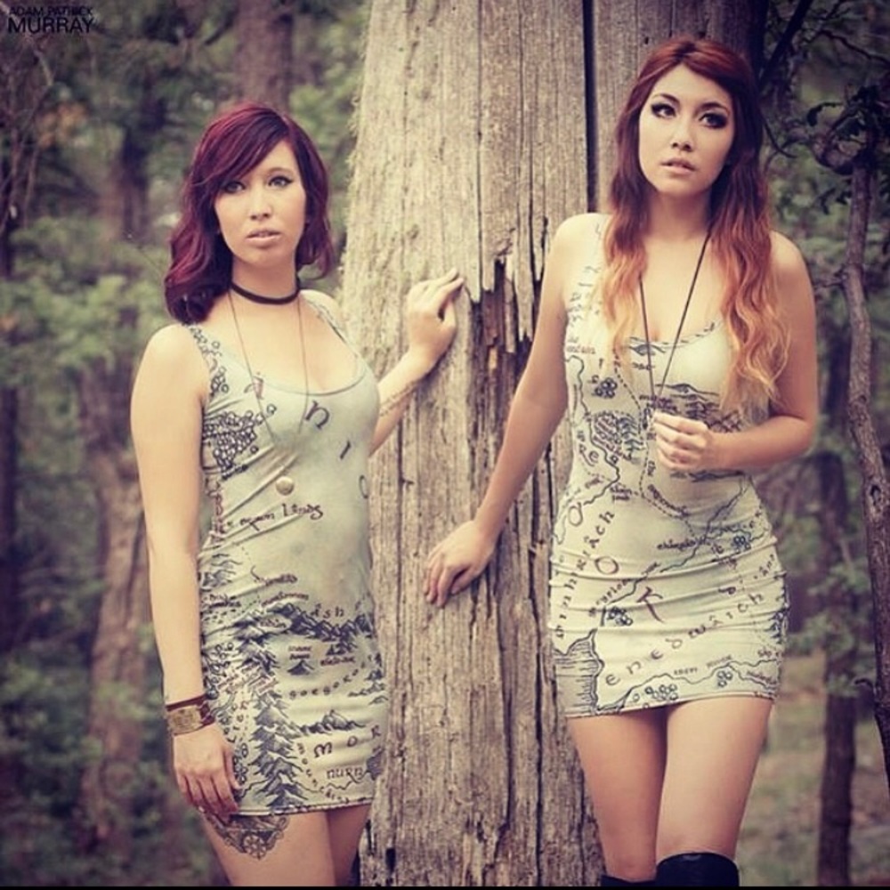 Middle Earth Map Dress